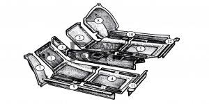 SERIE COMPLETA TAPPETI (ESCLUSI N.13,14,15,16,17)